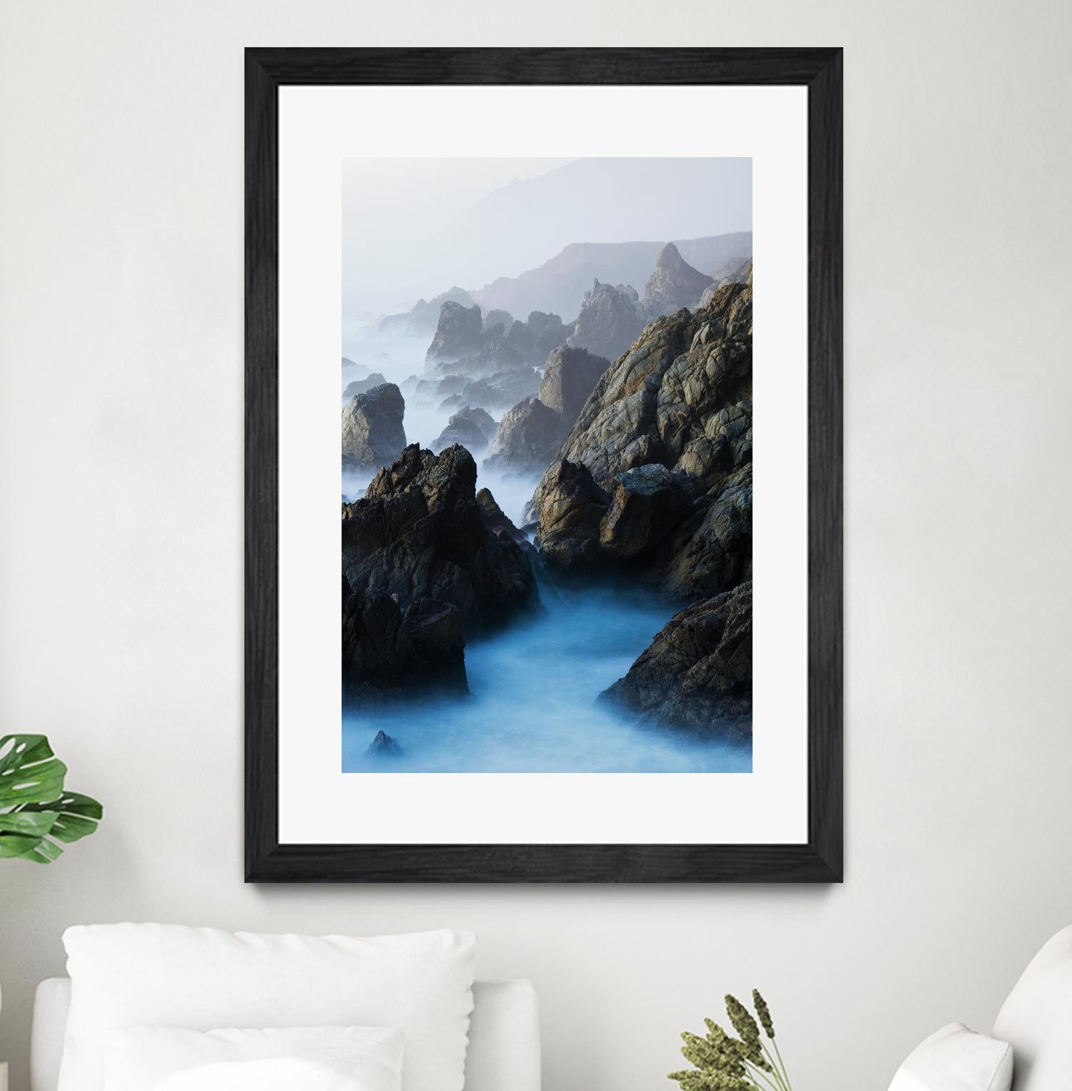 Big Sur Wave 6 by Acer Images on GIANT ART - blue landscape