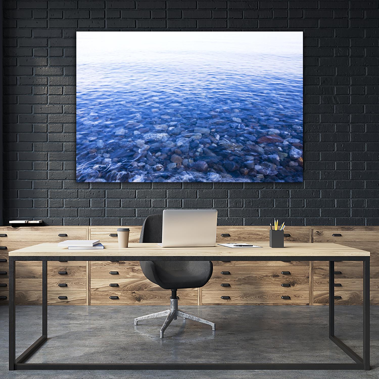 Alaska Water by Acer Images on GIANT ART - white sea scene