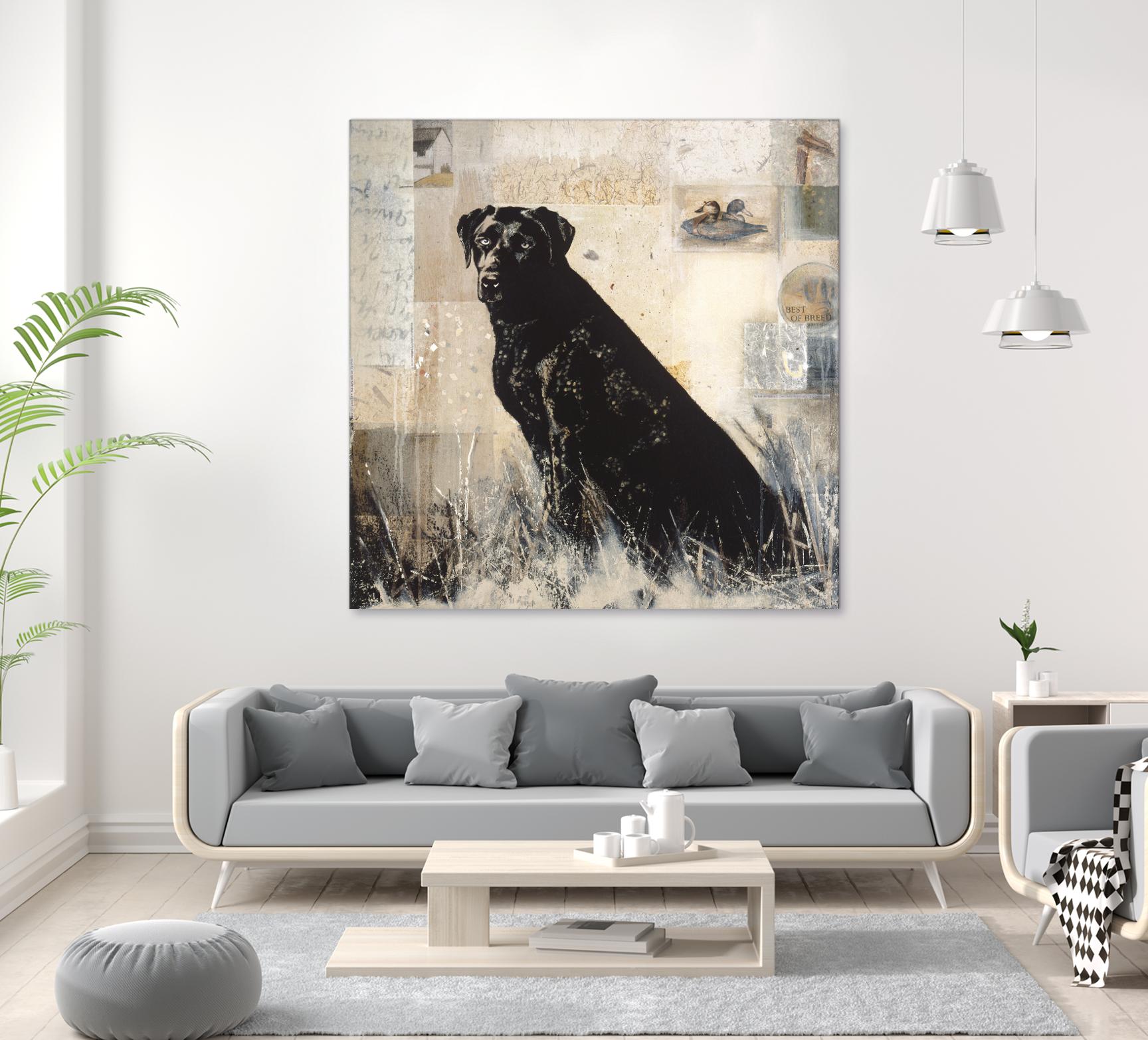 Best of Breed by Mary Calkins on GIANT ART - beige animals