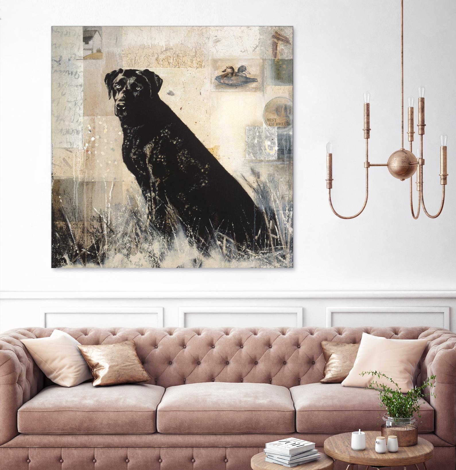 Best of Breed by Mary Calkins on GIANT ART - beige animals