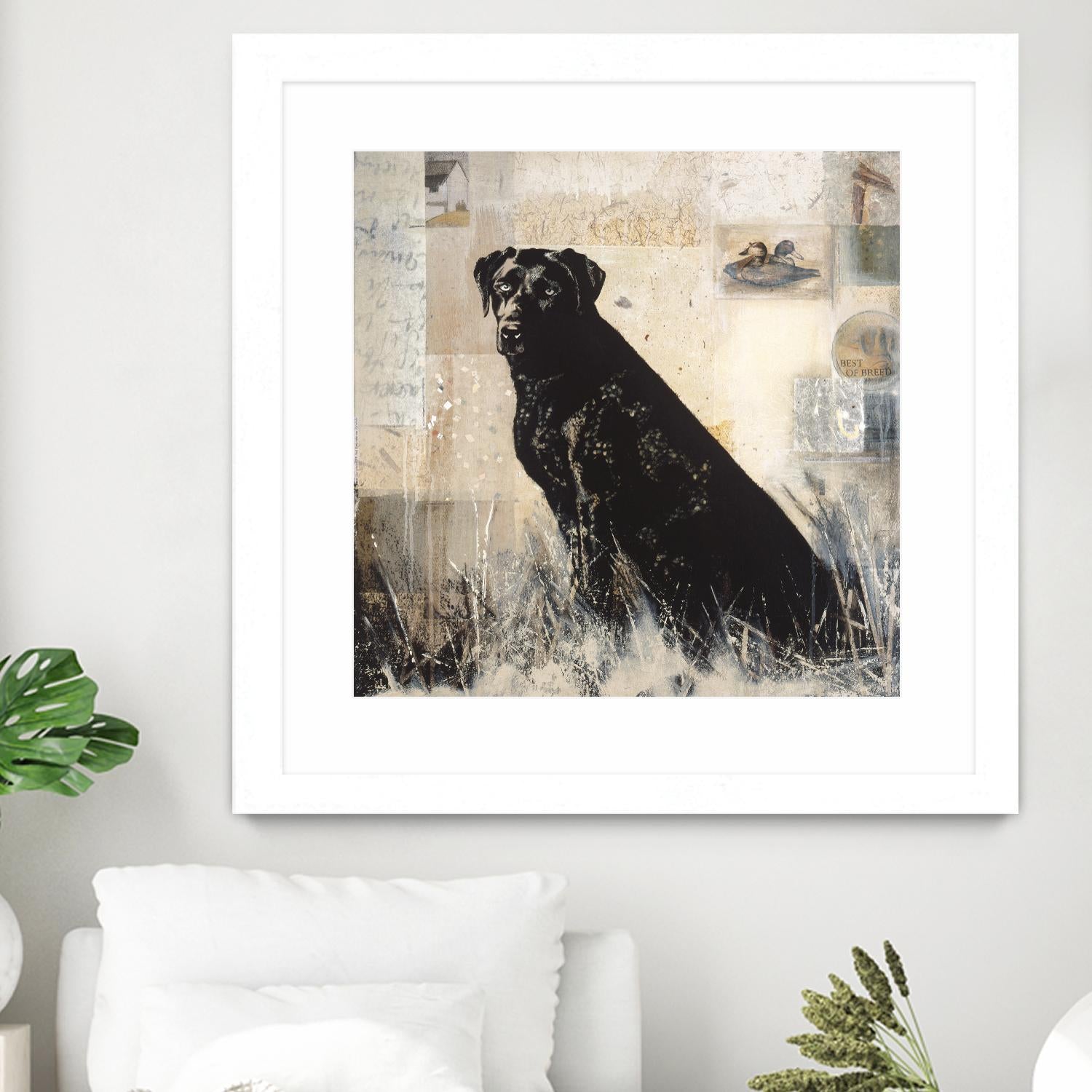 Best of Breed by Mary Calkins on GIANT ART - beige animals