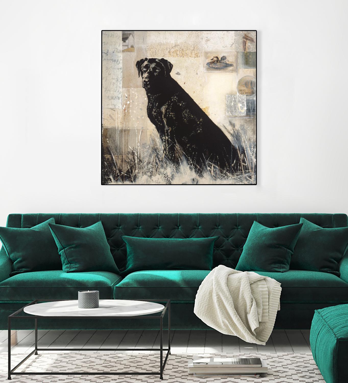 Best of Breed by Mary Calkins on GIANT ART - beige animals