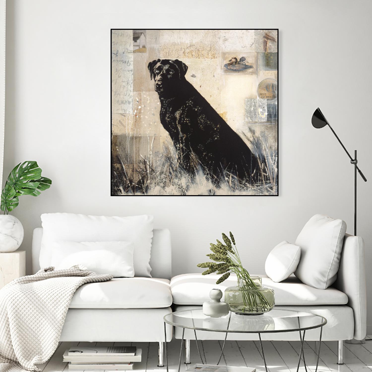 Best of Breed by Mary Calkins on GIANT ART - beige animals