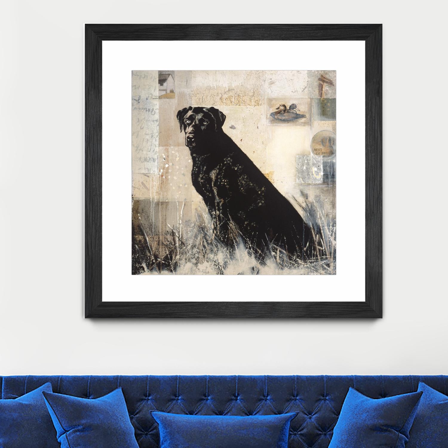 Best of Breed by Mary Calkins on GIANT ART - beige animals