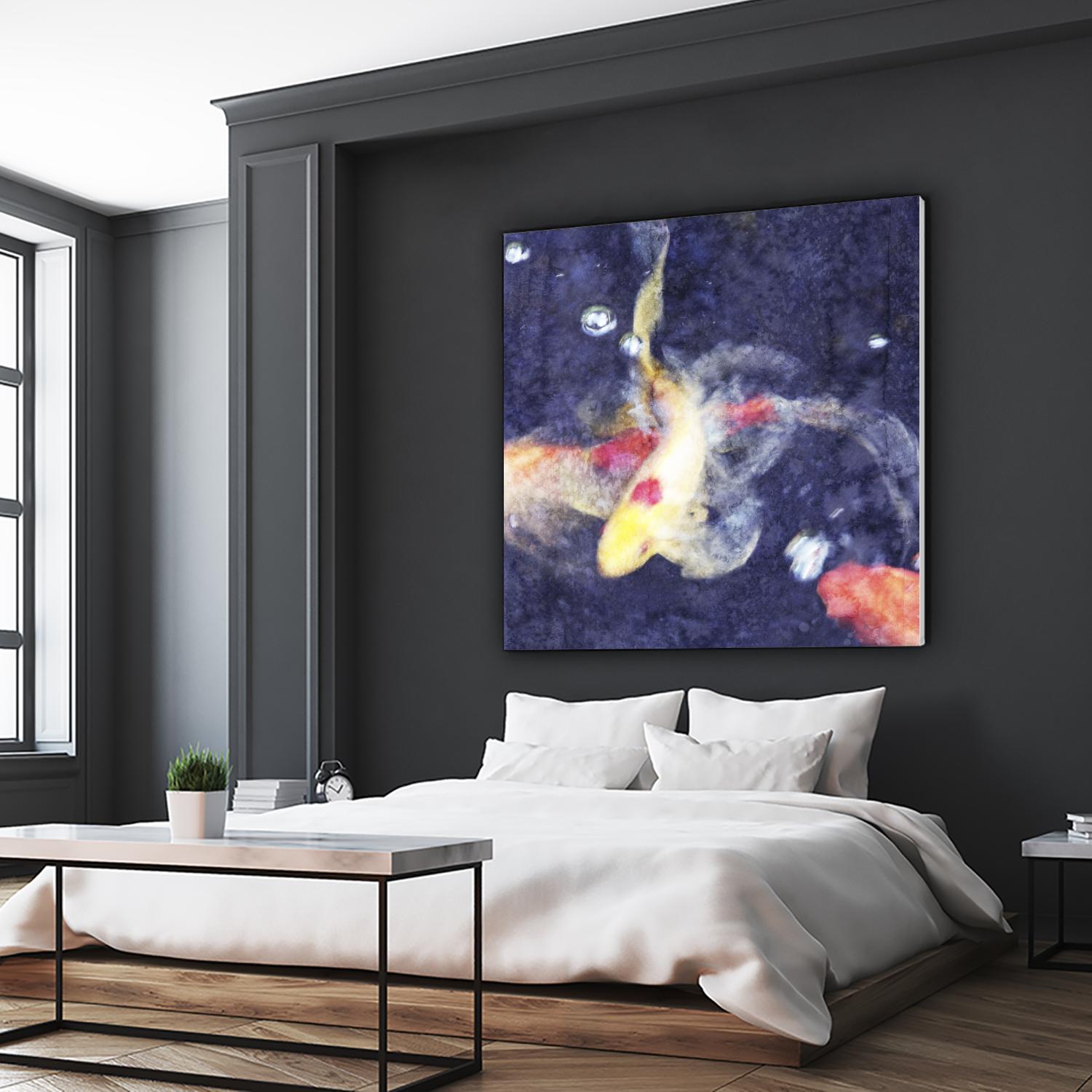 Koi 3 by Thea Schrack on GIANT ART - pink animals