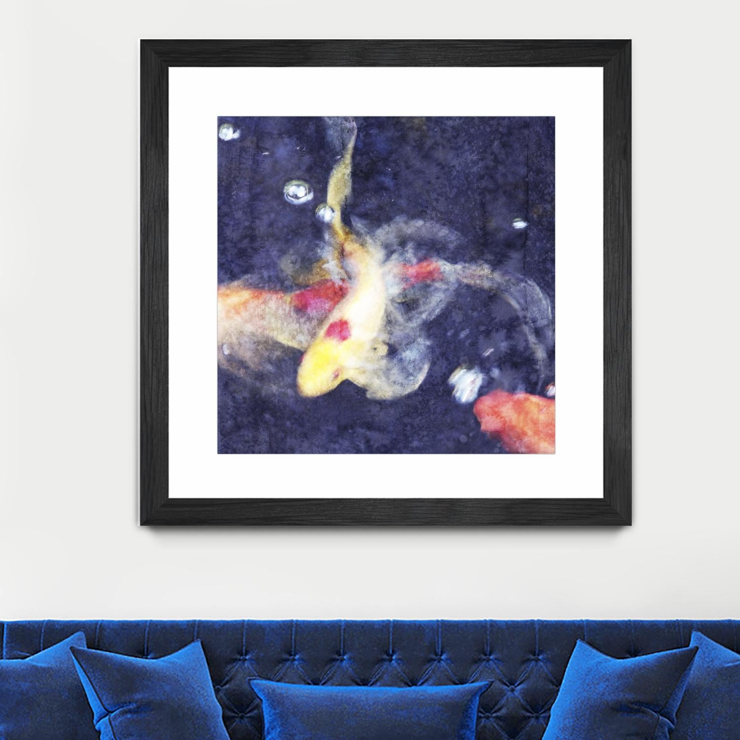 Koi 3 by Thea Schrack on GIANT ART - pink animals