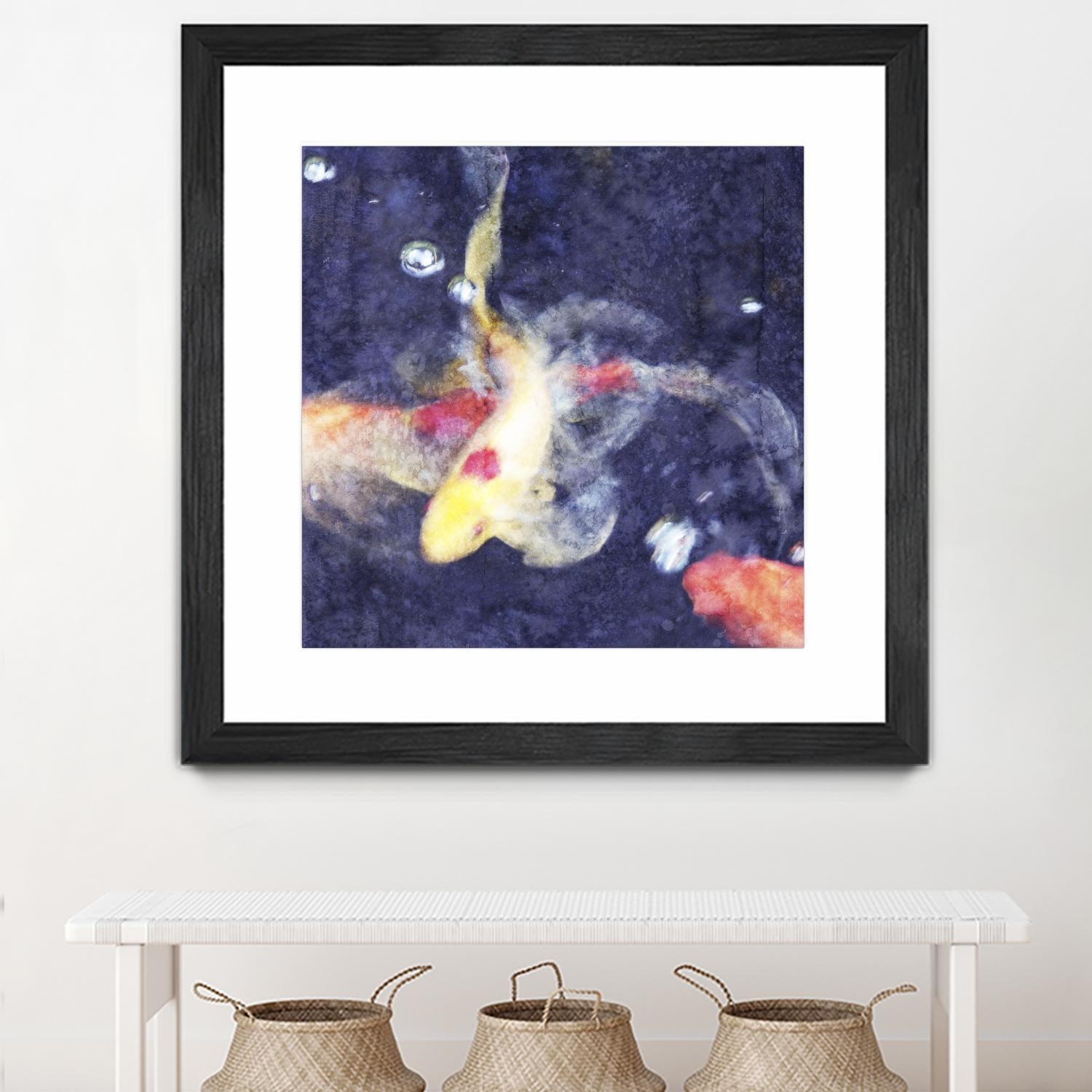 Koi 3 by Thea Schrack on GIANT ART - pink animals