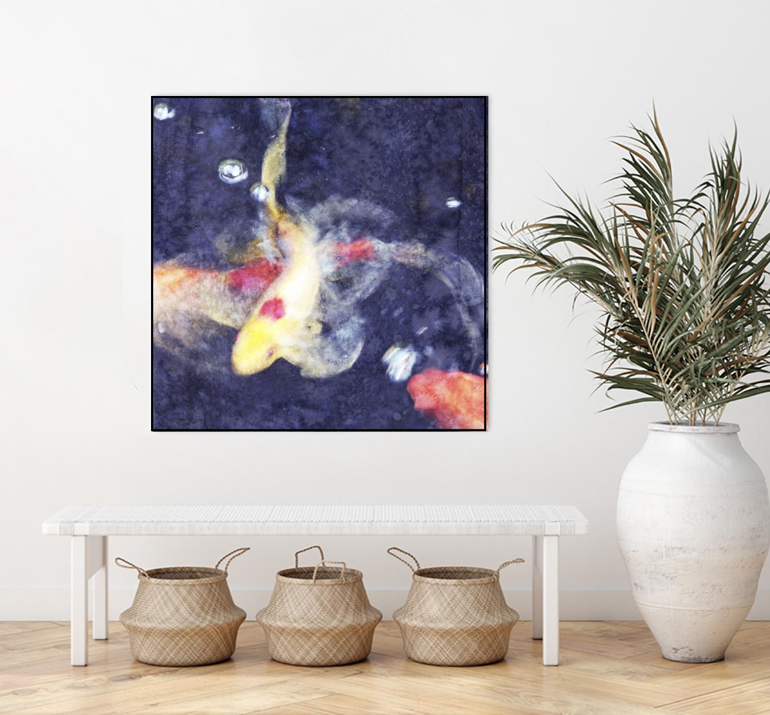 Koi 3 by Thea Schrack on GIANT ART - pink animals