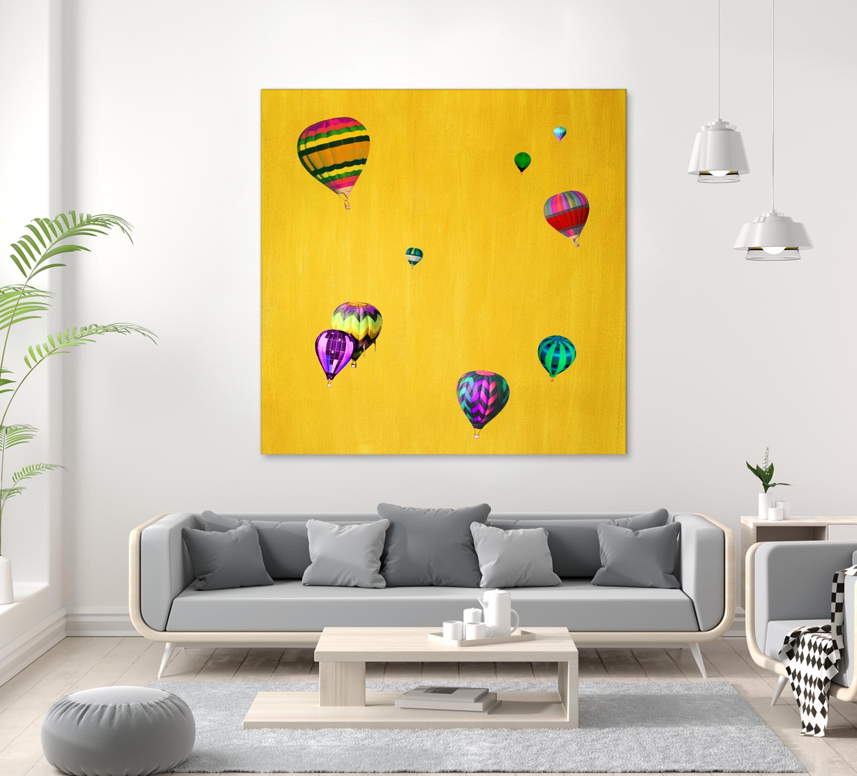 Lift Off F by GI ArtLab on GIANT ART - purple pop art - alternative