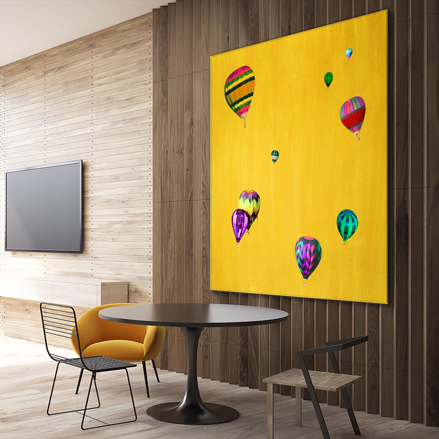 Lift Off F by GI ArtLab on GIANT ART - purple pop art - alternative