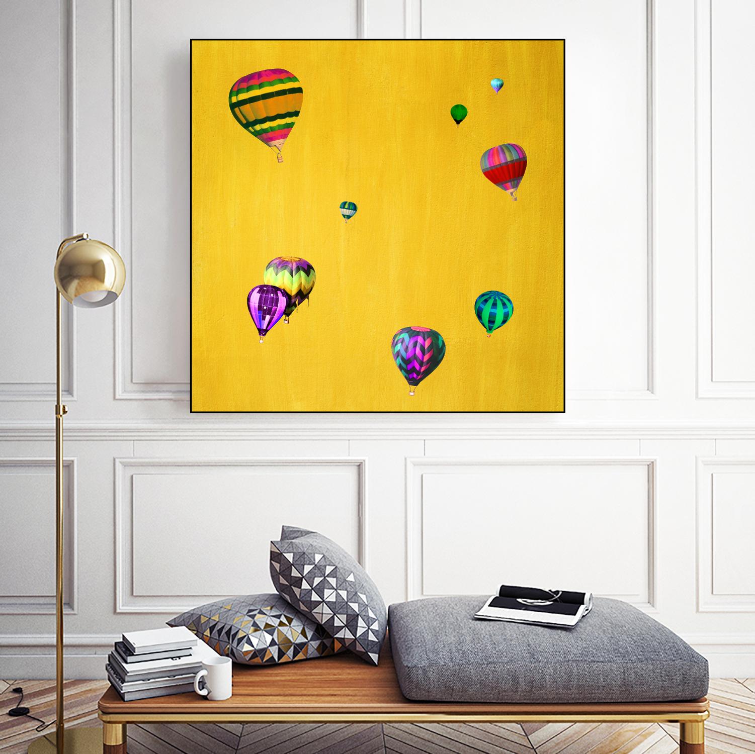 Lift Off F by GI ArtLab on GIANT ART - purple pop art - alternative