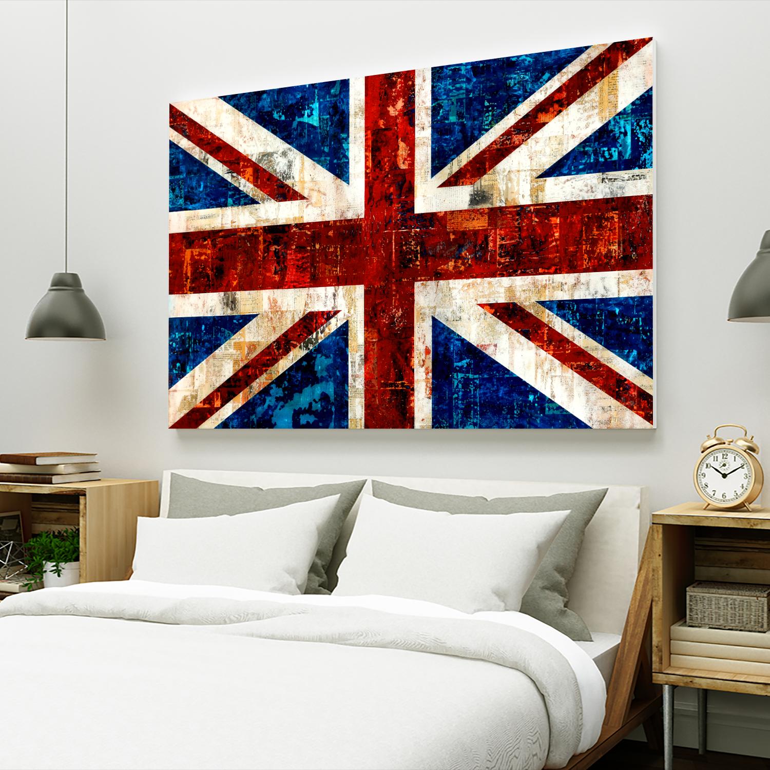 British Flag by Stella Bradley on GIANT ART - red flags