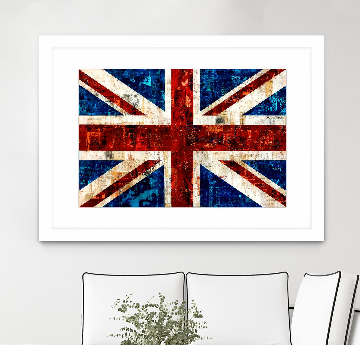 British Flag by Stella Bradley on GIANT ART - red flags