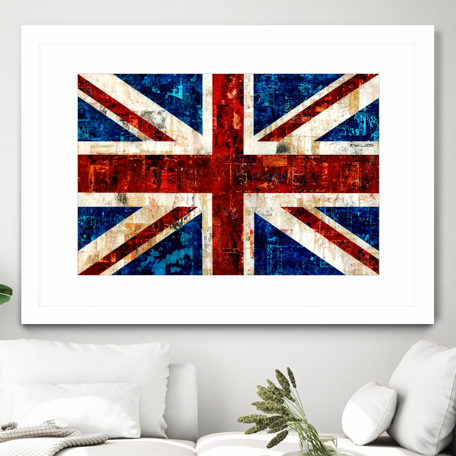 British Flag by Stella Bradley on GIANT ART - red flags