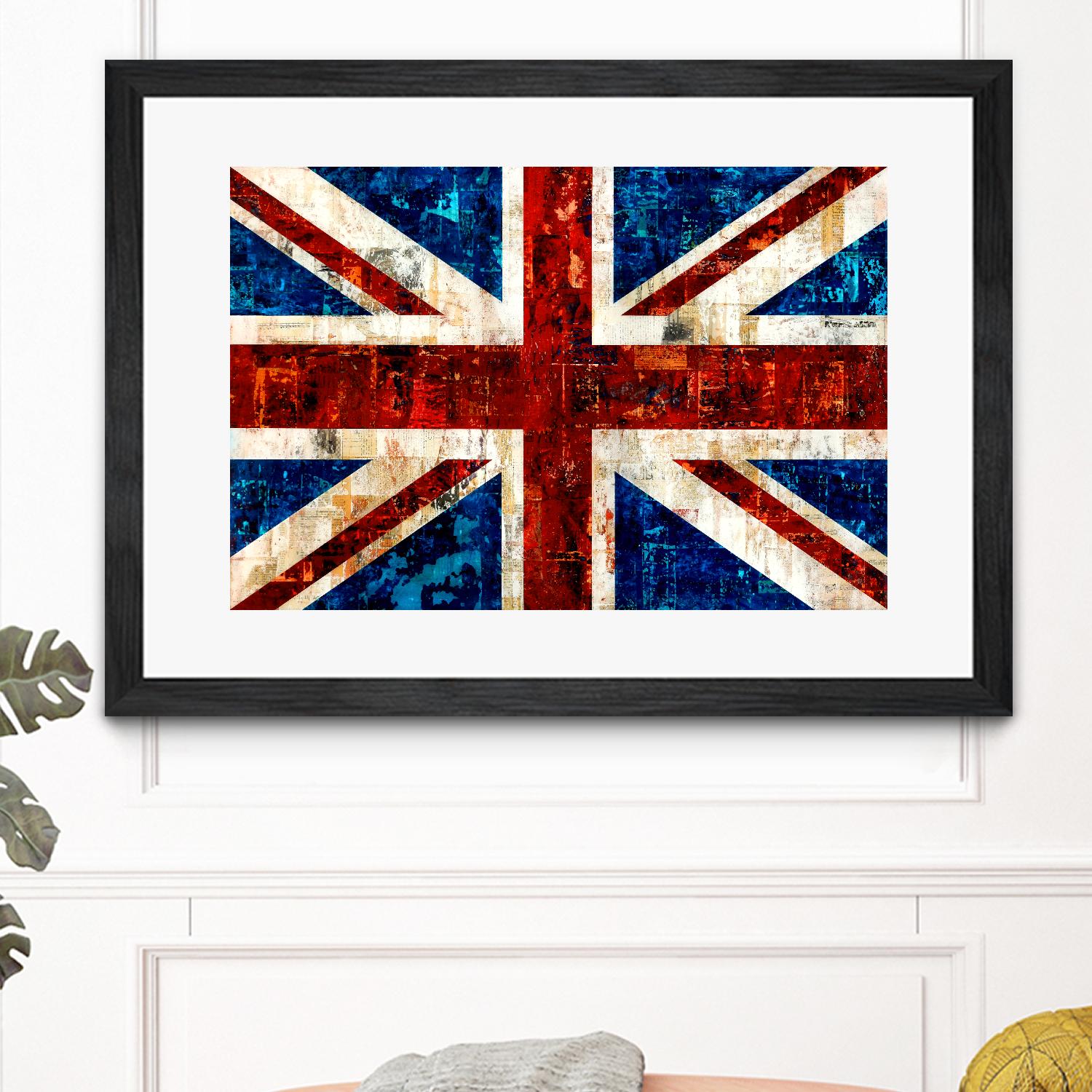 British Flag by Stella Bradley on GIANT ART - red flags