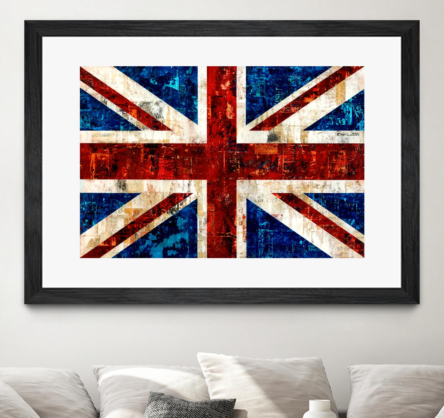 British Flag by Stella Bradley on GIANT ART - red flags