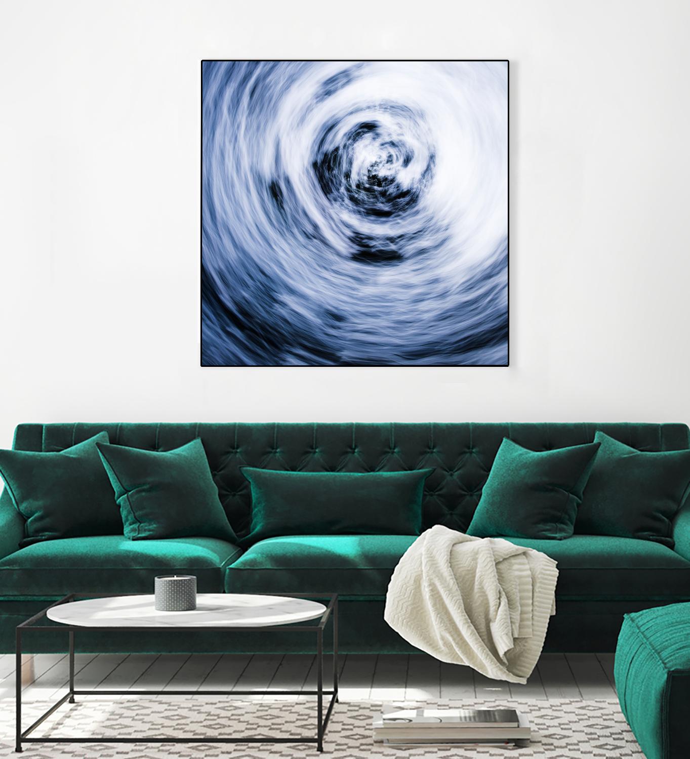 Forest Abstract 1 by Acer Images on GIANT ART - blue photo art