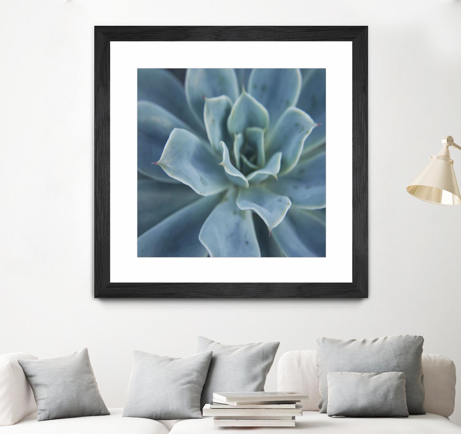 Sweet Succulent by Karen Ussery on GIANT ART - blue botany