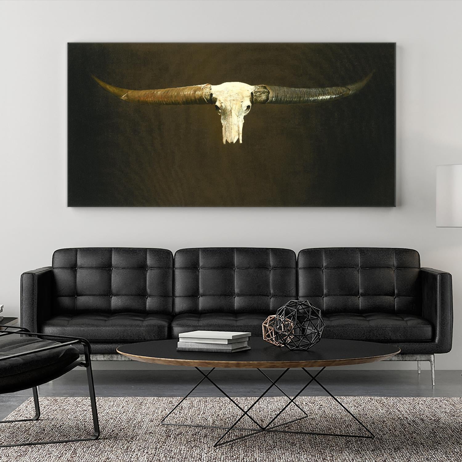 Skull by Gregory Garrett on GIANT ART - white country look
