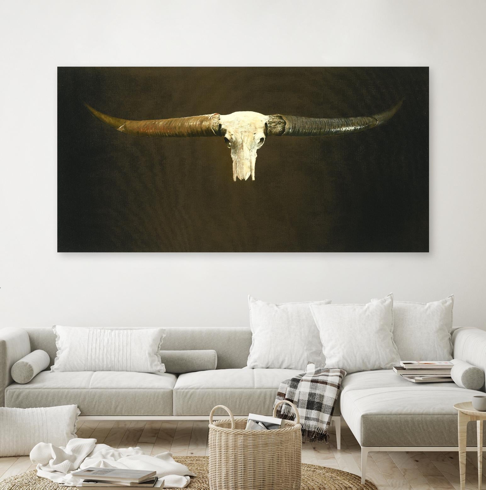 Skull by Gregory Garrett on GIANT ART - white country look