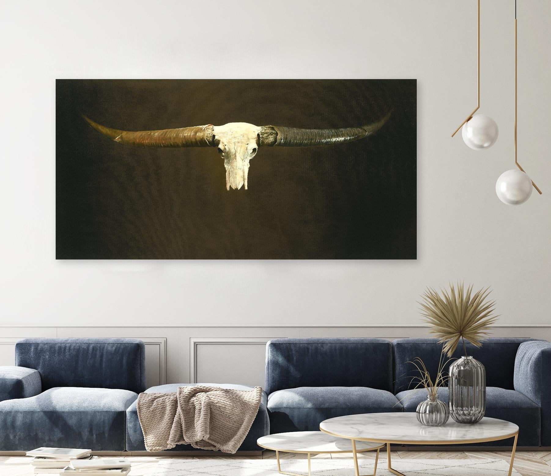 Skull by Gregory Garrett on GIANT ART - white country look