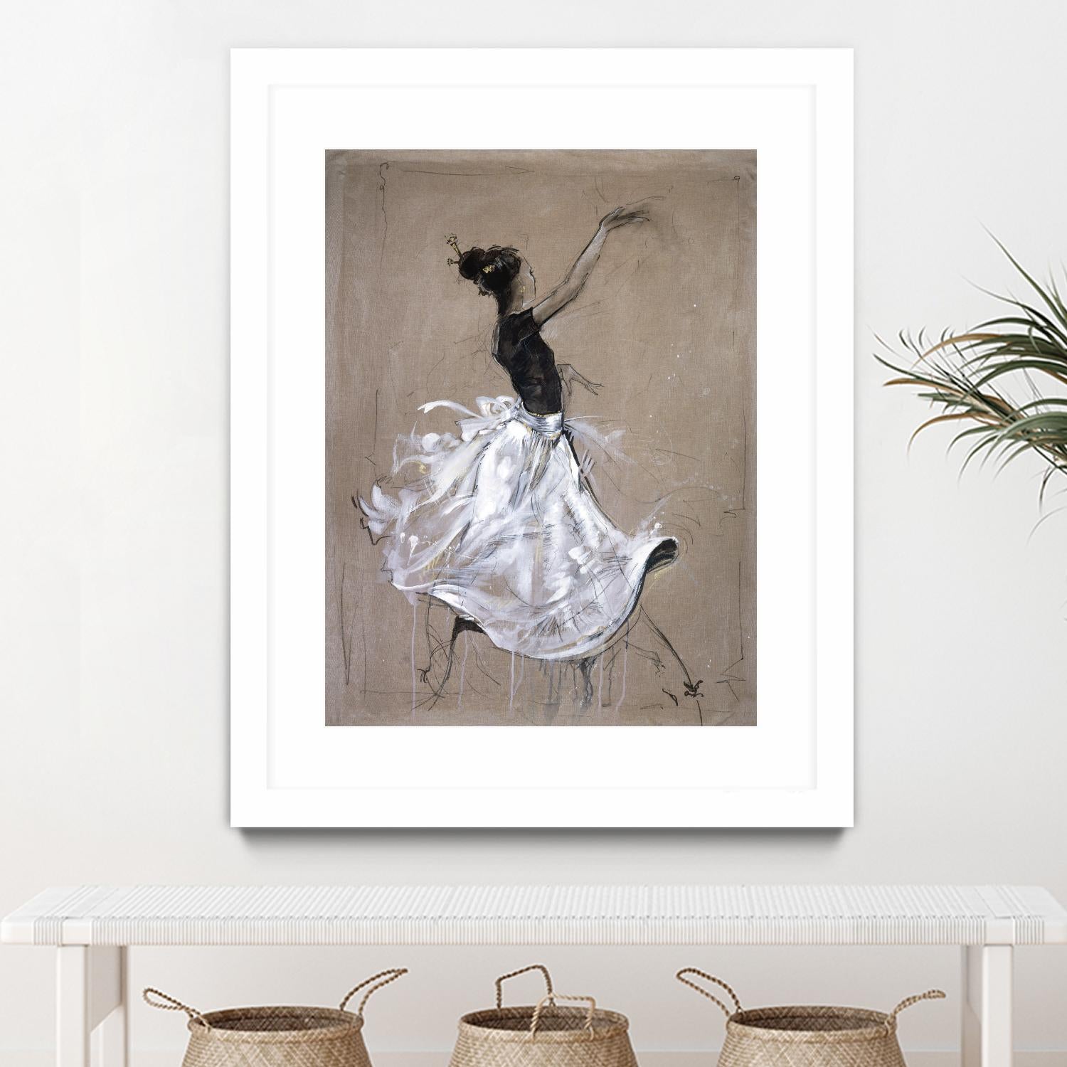 Living the Dream II by Marta Wiley on GIANT ART - white music - dance