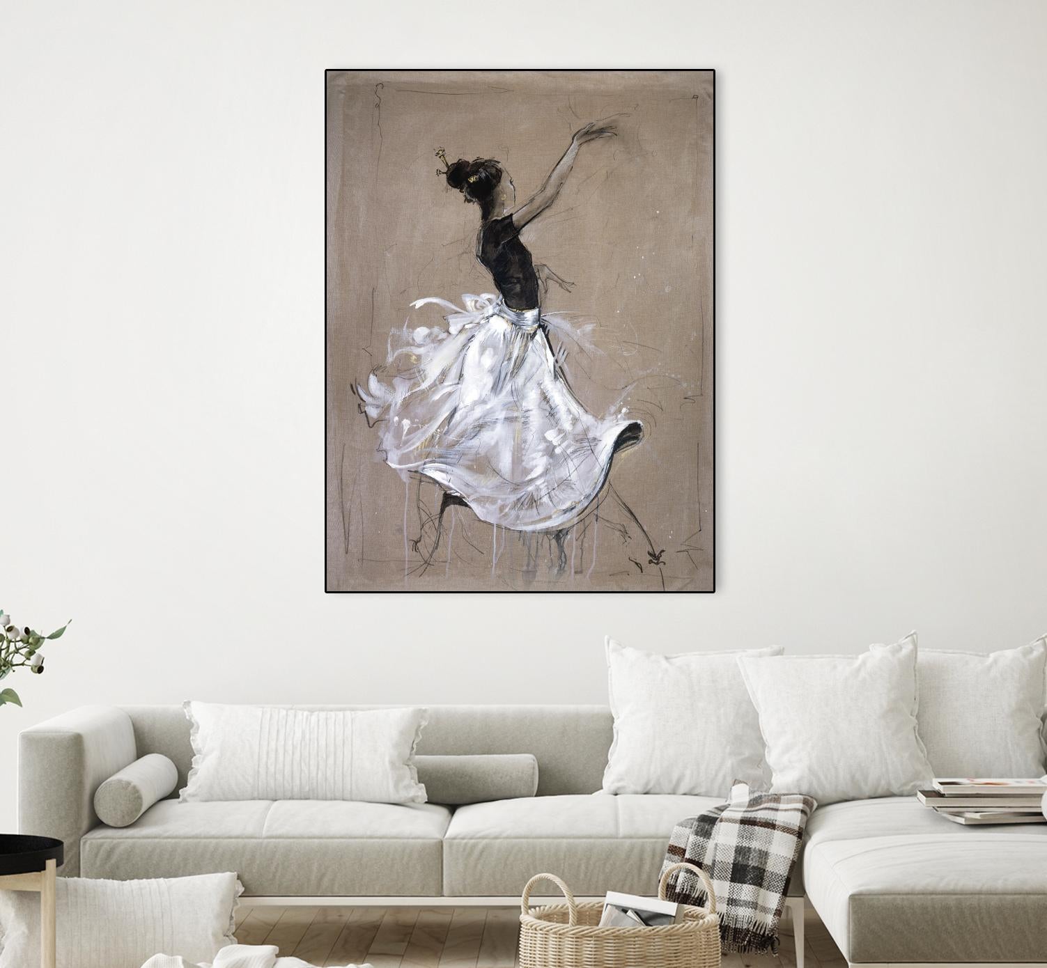 Living the Dream II by Marta Wiley on GIANT ART - white music - dance