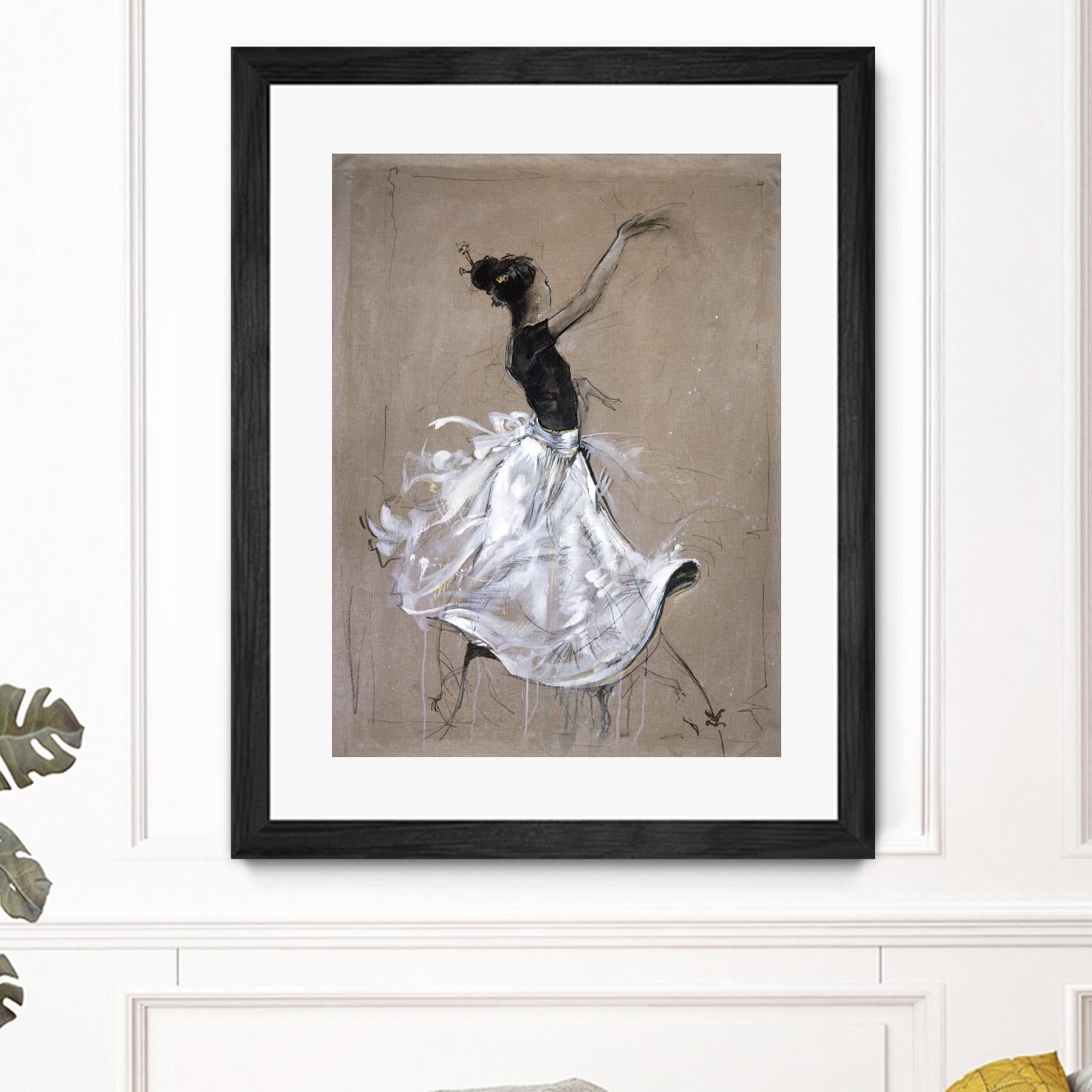 Living the Dream II by Marta Wiley on GIANT ART - white music - dance