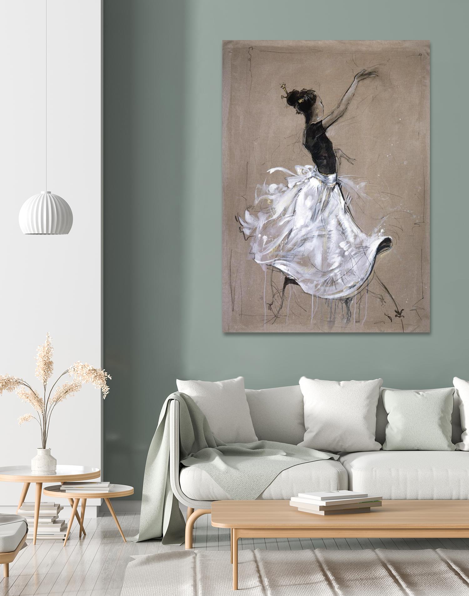 Living the Dream II by Marta Wiley on GIANT ART - white music - dance