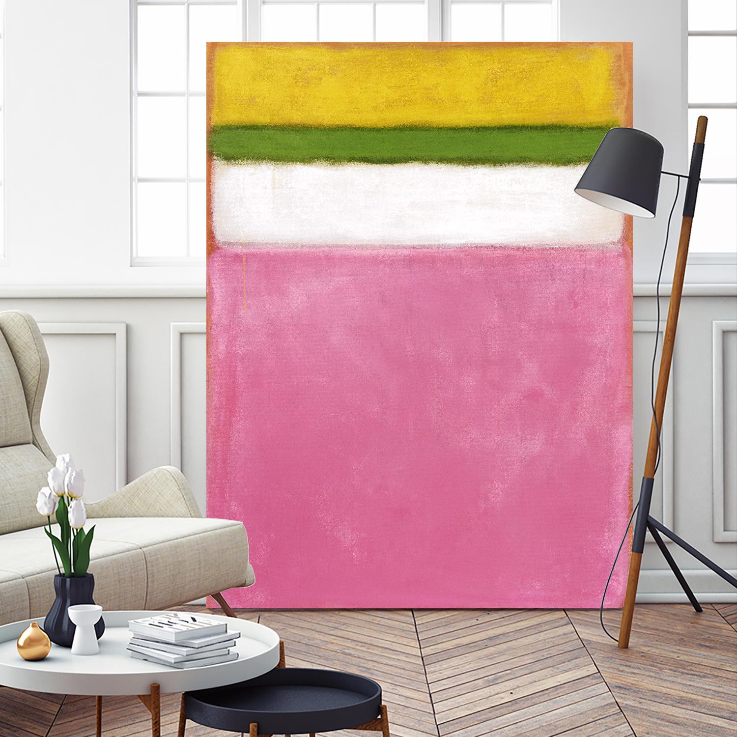 Strawberry Field by Mina Datos on GIANT ART - yellow abstract