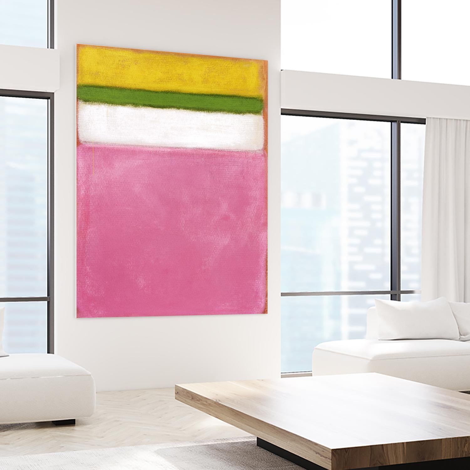 Strawberry Field by Mina Datos on GIANT ART - yellow abstract