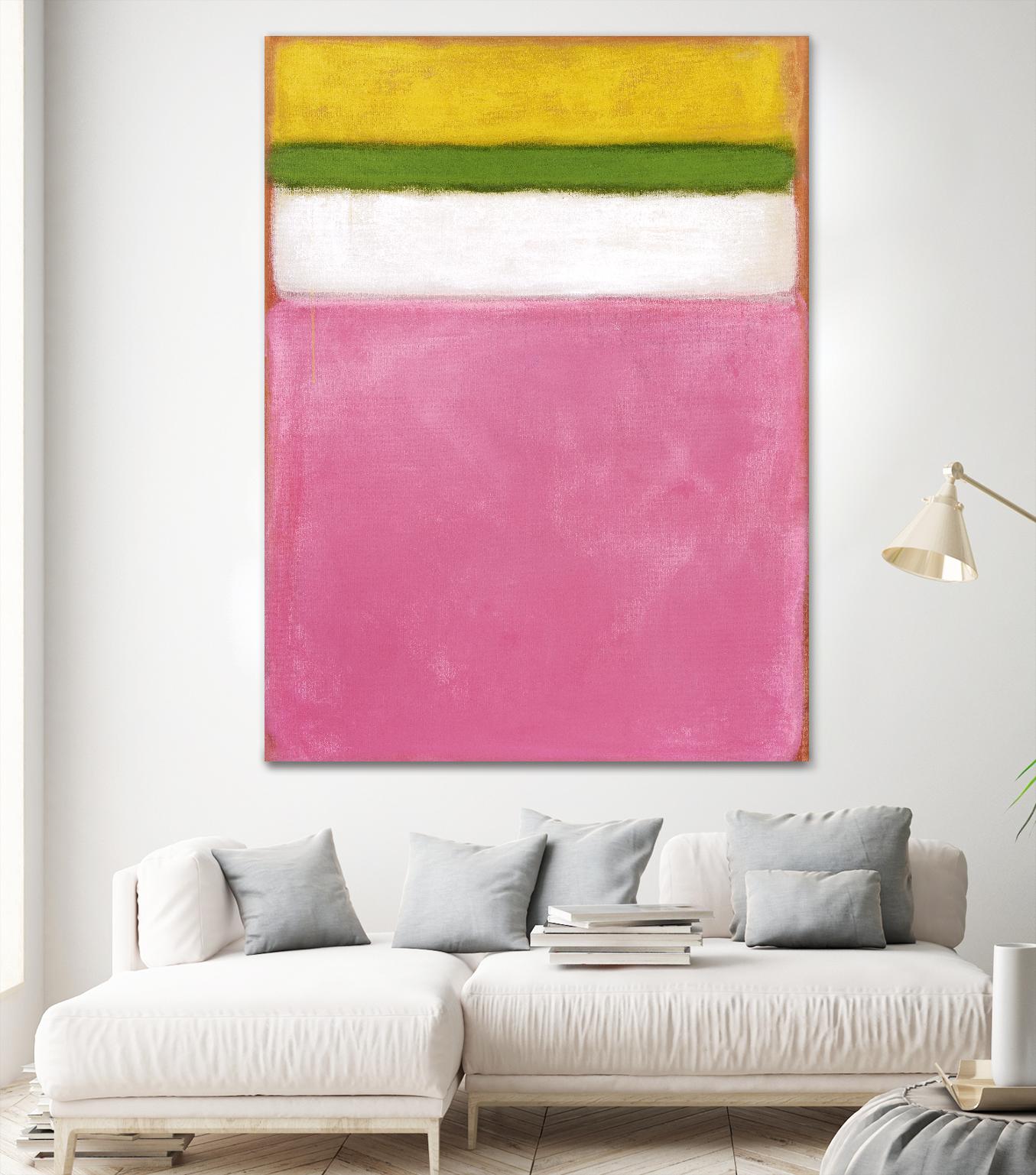 Strawberry Field by Mina Datos on GIANT ART - yellow abstract