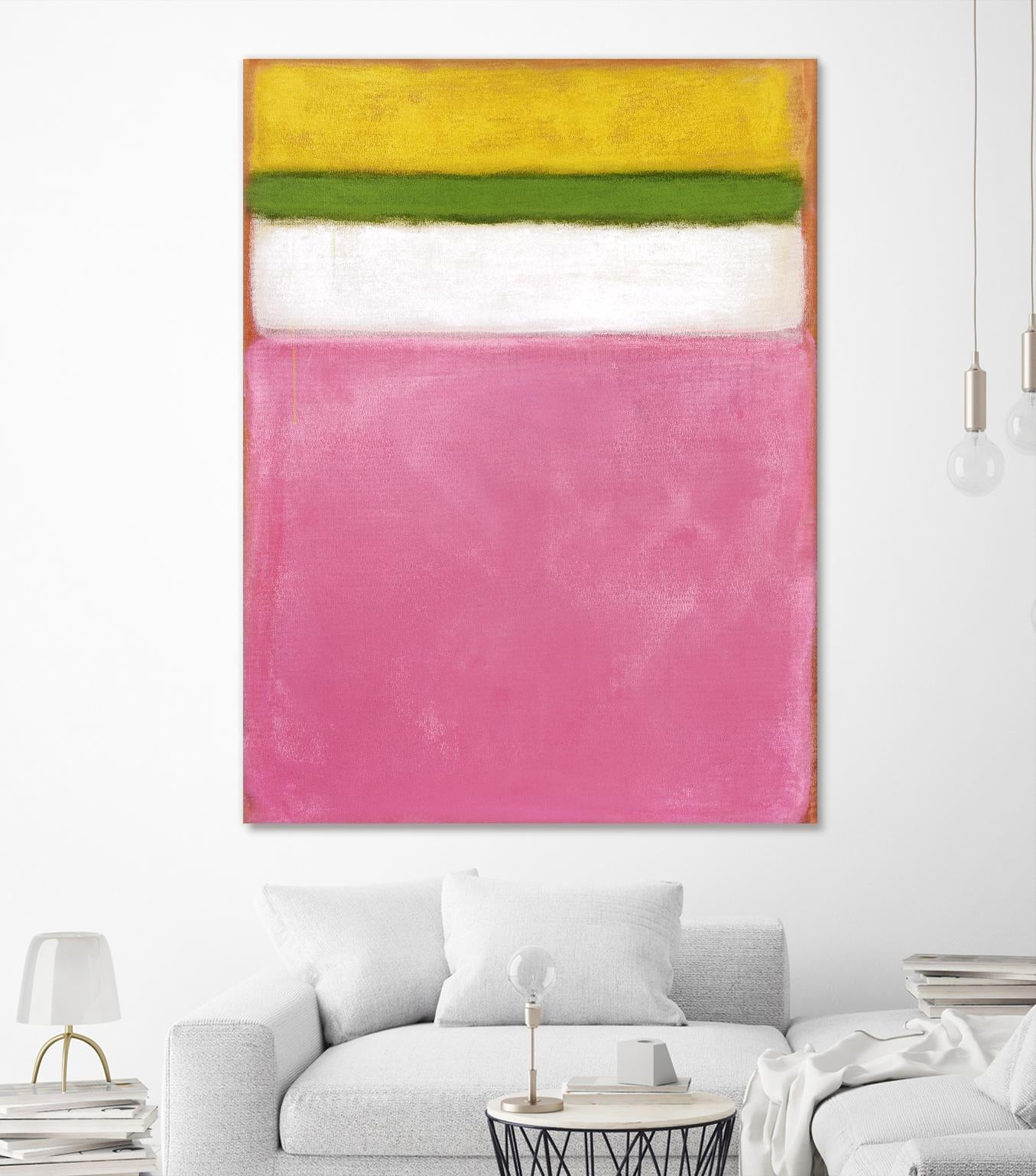 Strawberry Field by Mina Datos on GIANT ART - yellow abstract