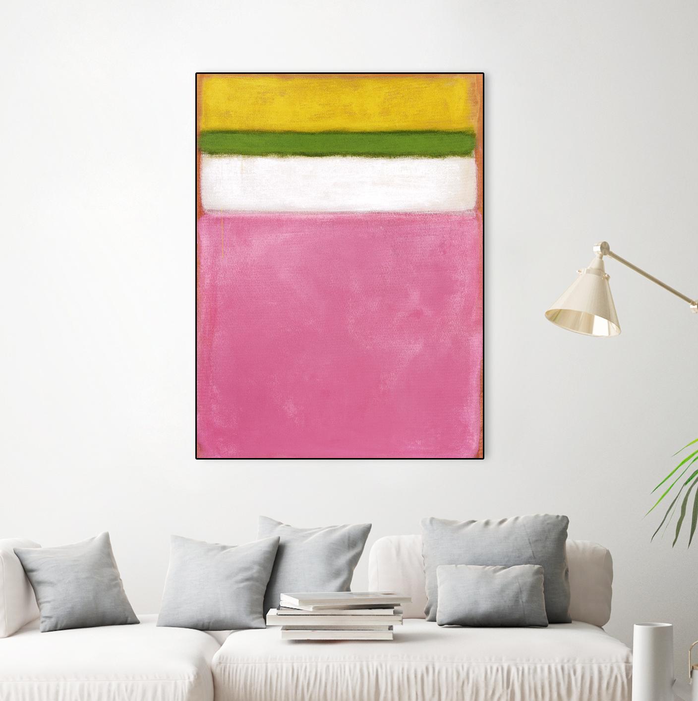 Strawberry Field by Mina Datos on GIANT ART - yellow abstract