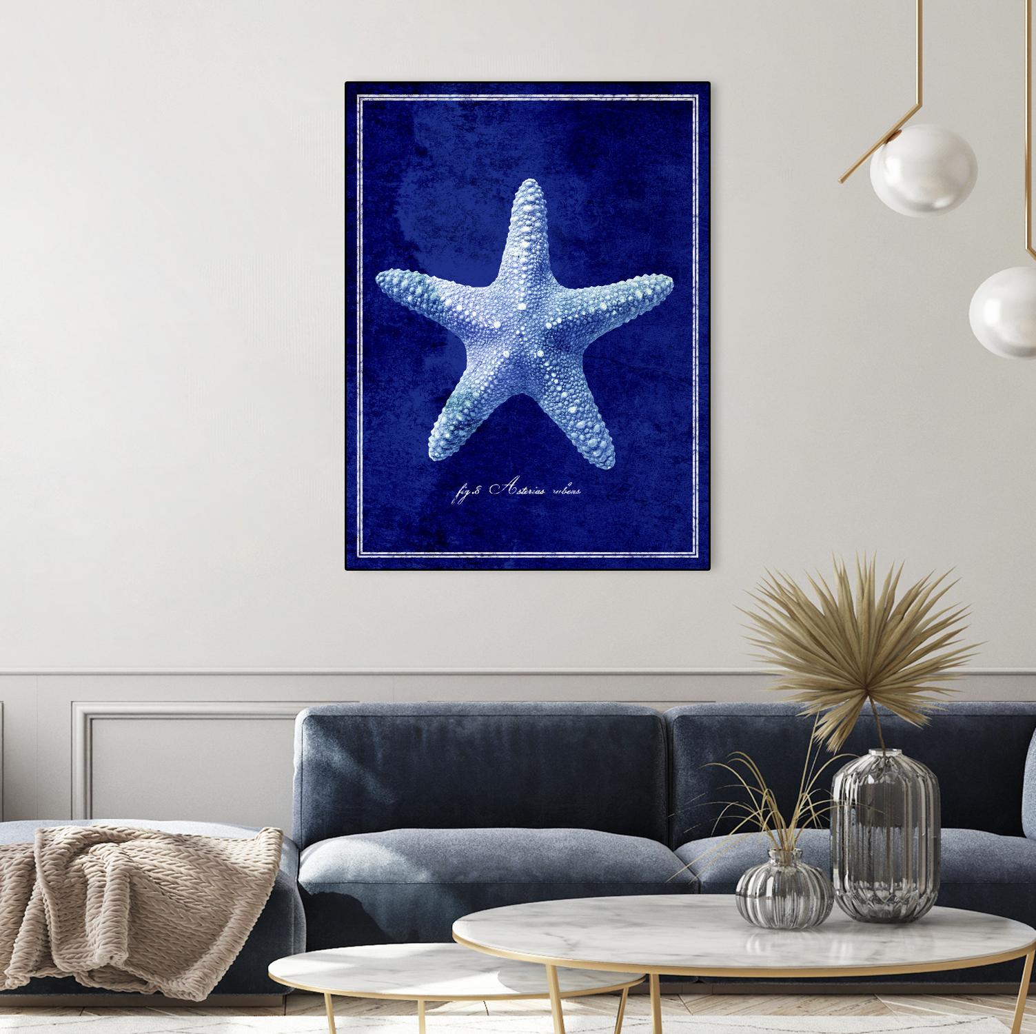 Starfish by GI ArtLab on GIANT ART - blue nautical