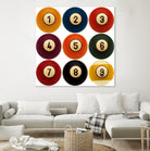 Billiards by GI ArtLab on GIANT ART - yellow leisure