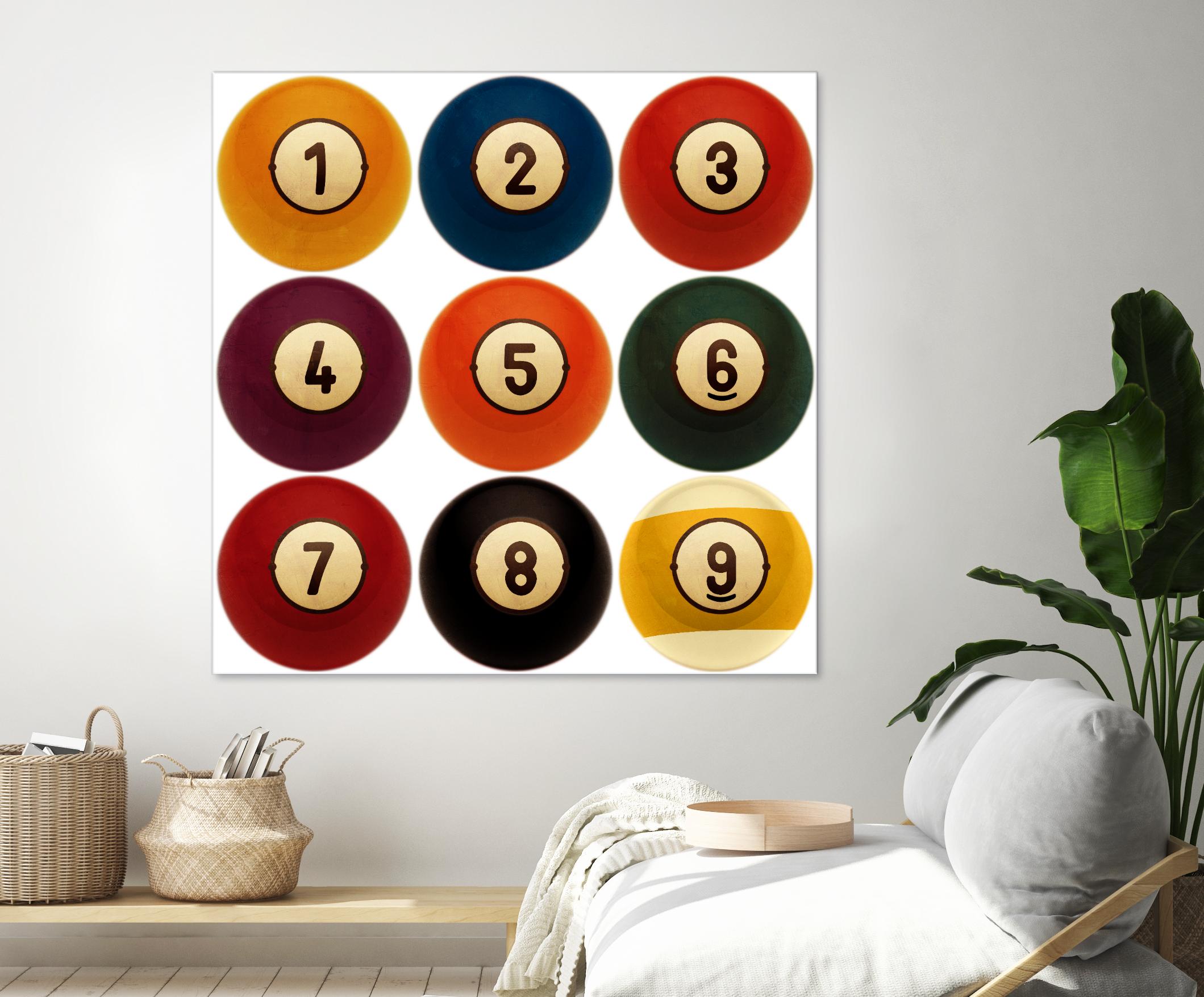 Billiards by GI ArtLab on GIANT ART - yellow leisure