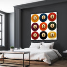 Billiards by GI ArtLab on GIANT ART - yellow leisure