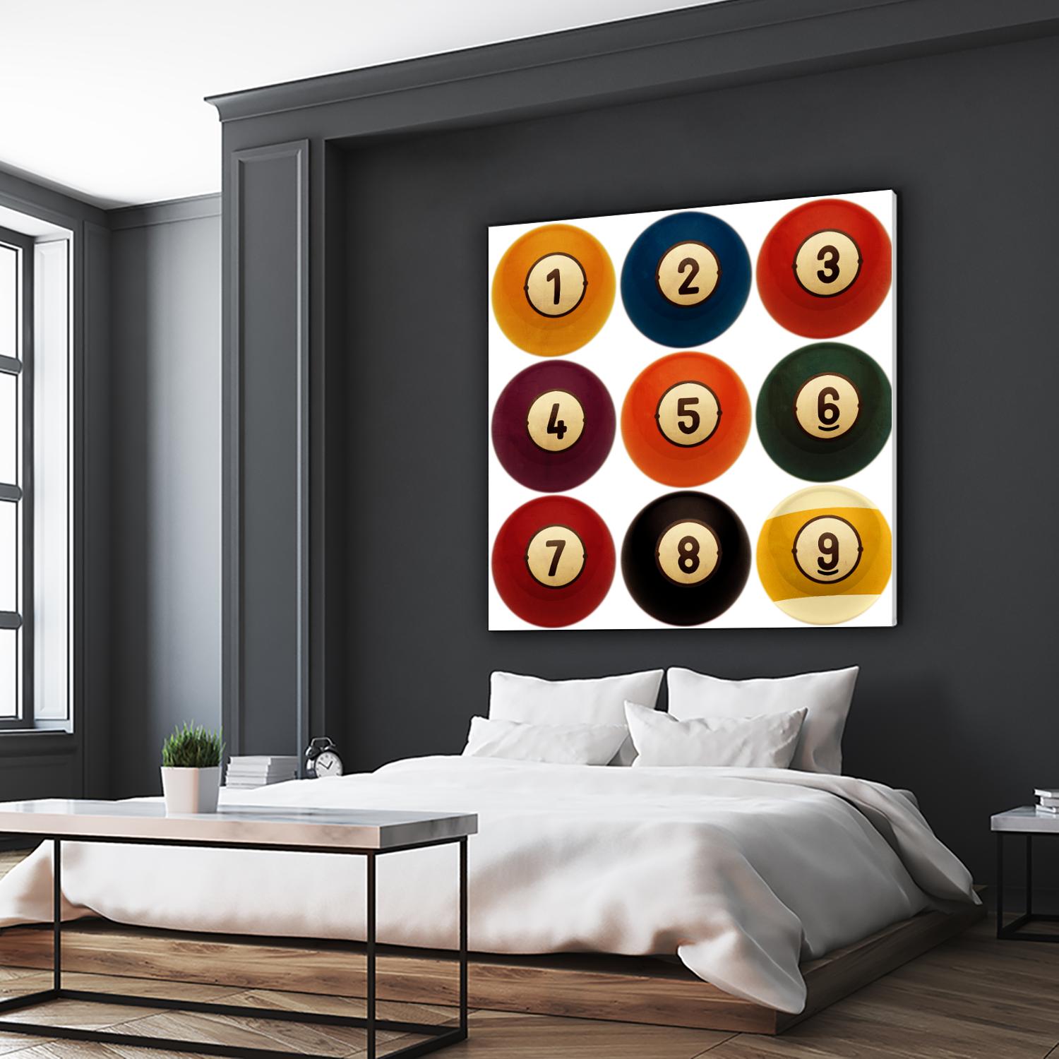 Billiards by GI ArtLab on GIANT ART - yellow leisure