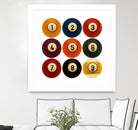 Billiards by GI ArtLab on GIANT ART - yellow leisure