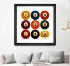 Billiards by GI ArtLab on GIANT ART - yellow leisure