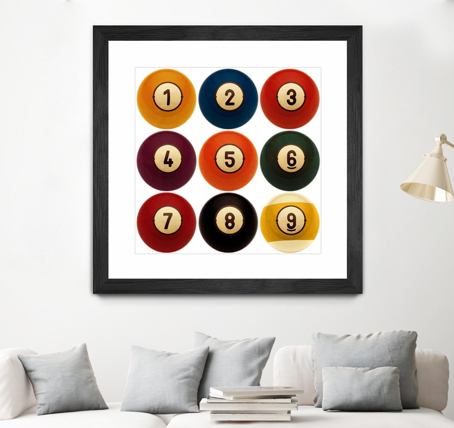 Billiards by GI ArtLab on GIANT ART - yellow leisure