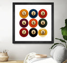 Billiards by GI ArtLab on GIANT ART - yellow leisure