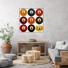 Billiards by GI ArtLab on GIANT ART - yellow leisure