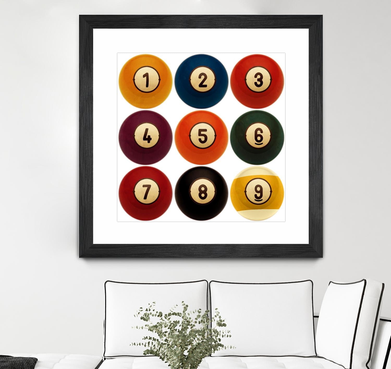 Billiards by GI ArtLab on GIANT ART - yellow leisure