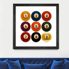 Billiards by GI ArtLab on GIANT ART - yellow leisure