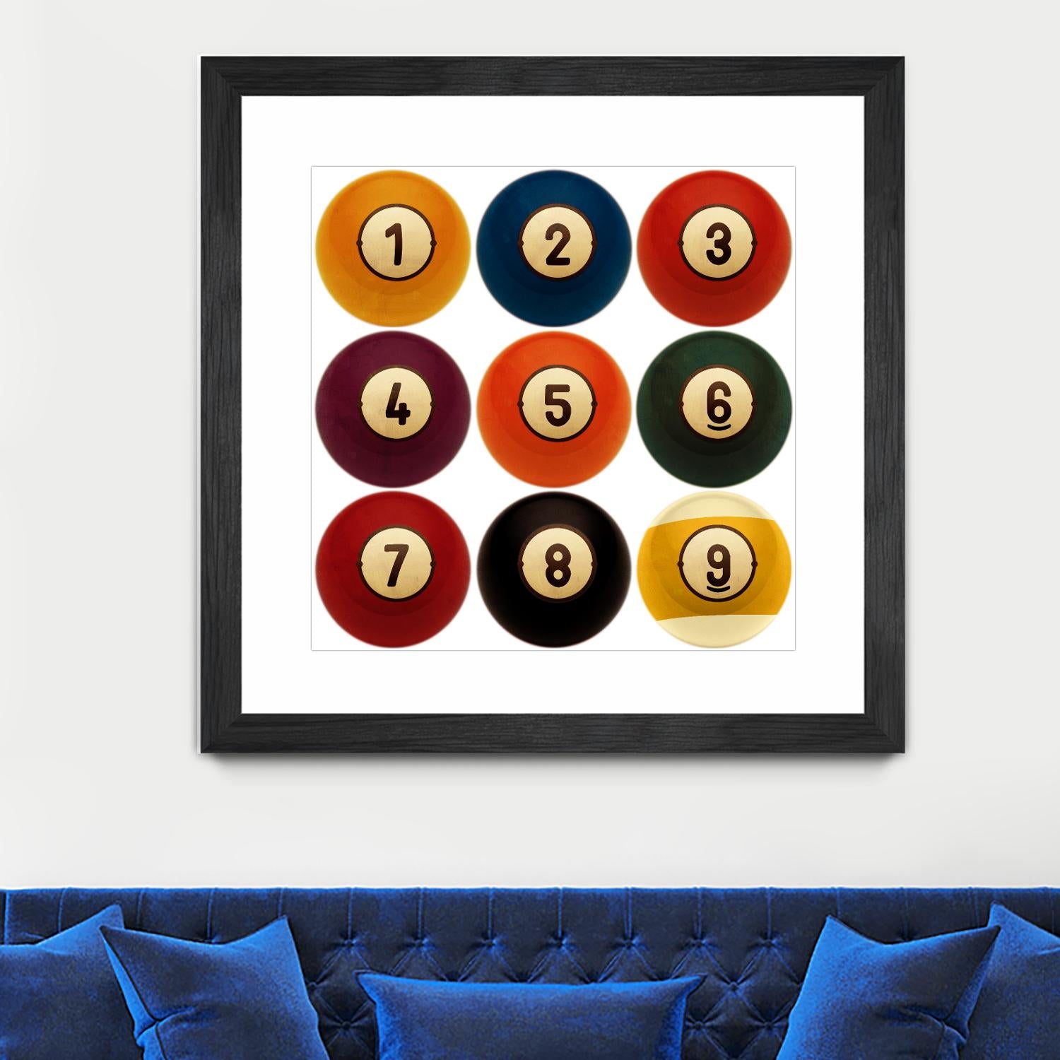 Billiards by GI ArtLab on GIANT ART - yellow leisure