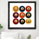 Billiards by GI ArtLab on GIANT ART - yellow leisure