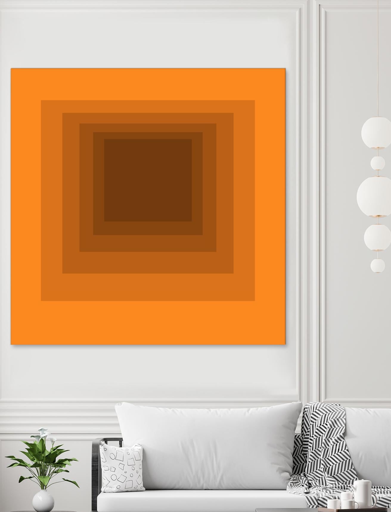 After Josef F by GI ArtLab on GIANT ART - brown abstract