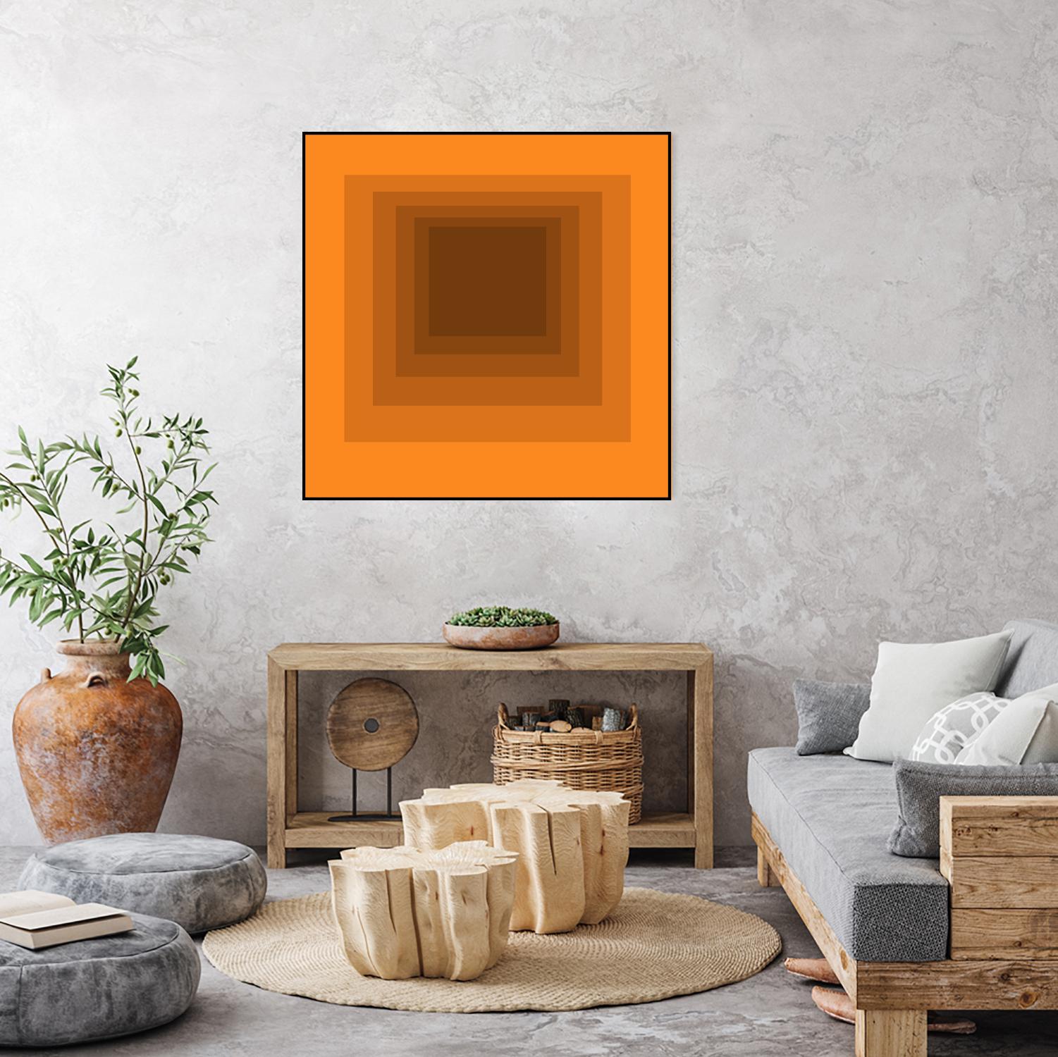 After Josef F by GI ArtLab on GIANT ART - brown abstract